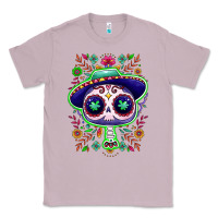 Lilac Mexican Day of dead sugar skull Classic Tee - NancyCooperArtShop
