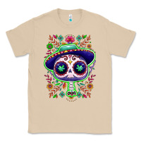 Mushroom Mexican Day of dead sugar skull Classic Tee - NancyCooperArtShop