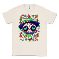 Natural Mexican Day of dead sugar skull Classic Tee - NancyCooperArtShop