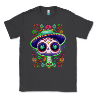 Smoke Mexican Day of dead sugar skull Classic Tee - NancyCooperArtShop