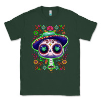 Mexican Day Of Dead Sugar Skull Classic Tee | Teevron