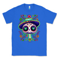 True Royal Mexican Day of dead sugar skull Classic Tee - NancyCooperArtShop