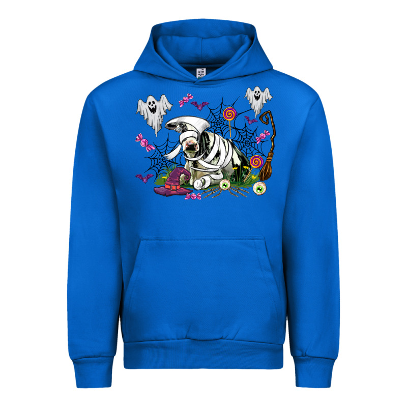 Halloween Cow And Ghosts Urban Hoodie by AdoDesignShop | Teevron