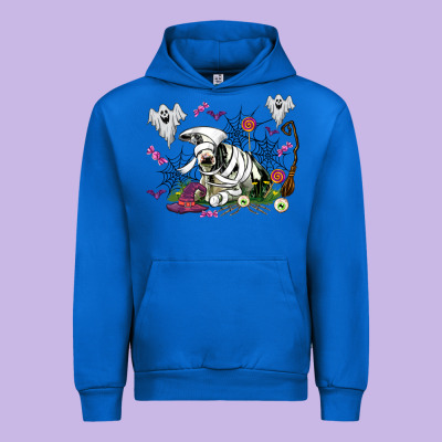 Halloween Cow And Ghosts Urban Hoodie Designed By Adodesignshop