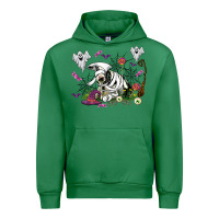 Emerald halloween cow and ghosts Urban Hoodie - AdoDesignShop