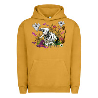 Pigment Peanut Butter halloween cow and ghosts Urban Hoodie - AdoDesignShop