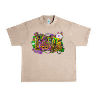 French Oak mardi gras love nurse Urban Heavy Tee - CowGirlArtShop
