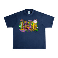 Navy mardi gras love nurse Urban Heavy Tee - CowGirlArtShop
