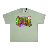 Oil Green mardi gras love nurse Urban Heavy Tee - CowGirlArtShop