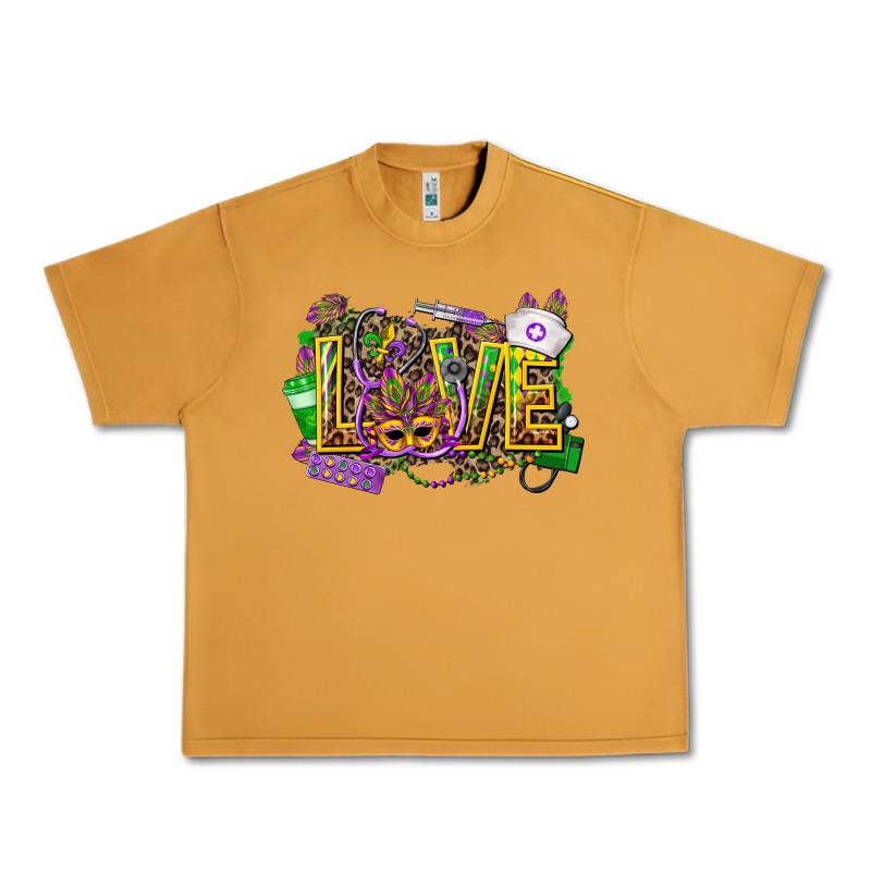 Mardi Gras Love Nurse Urban Heavy Tee by CowGirlArtShop | Teevron