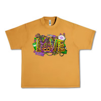 Peanut Butter mardi gras love nurse Urban Heavy Tee - CowGirlArtShop