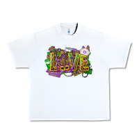 White mardi gras love nurse Urban Heavy Tee - CowGirlArtShop