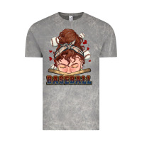 Cloud Rock Messy bun Baseball Vintage Tee - HowdyJamesFarm