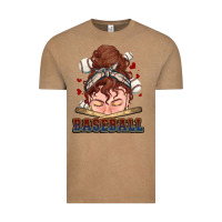 Vintage Coffee Messy bun Baseball Vintage Tee - HowdyJamesFarm