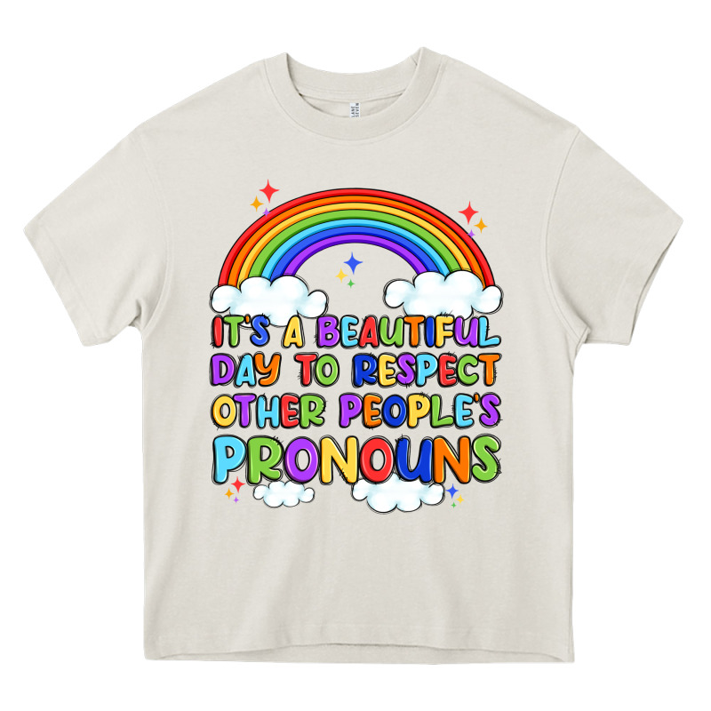 It's A Beautiful Day To Respect Other People's Pro Heavy Core Tee by Artiststas | Teevron