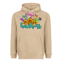 Mushroom hairboss western sunflowers hairdresser Heavyweight Hoodie - Artiststas