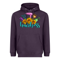 Plum hairboss western sunflowers hairdresser Heavyweight Hoodie - Artiststas