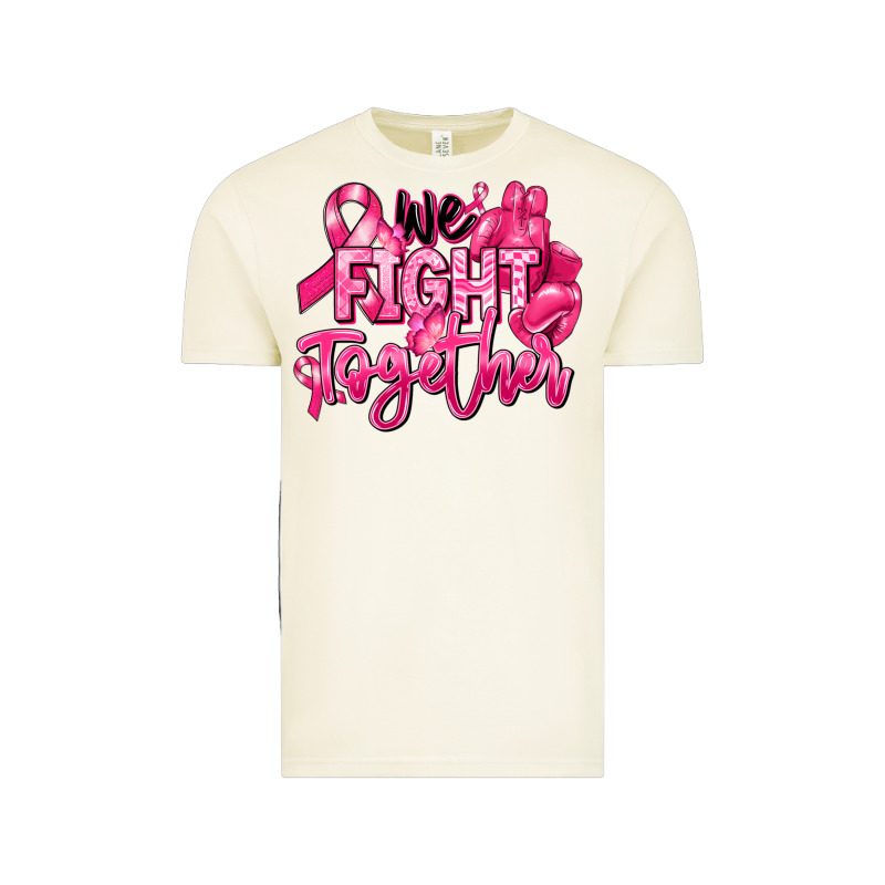 We Fight Together Breast Cancer Vintage Tee by RanaPortraitStore | Teevron