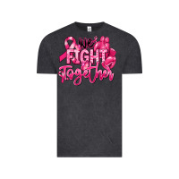 Vintage Black we fight together breast cancer Vintage Tee - RanaPortraitStore