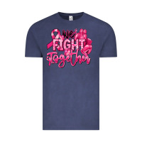 Vintage Denim we fight together breast cancer Vintage Tee - RanaPortraitStore