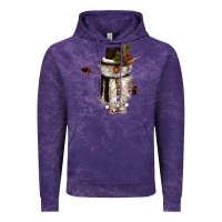 Cloud Purple snowman gnome Vintage Hoodie - CowGirlArtShop