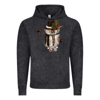 Vintage Black snowman gnome Vintage Hoodie - CowGirlArtShop