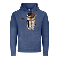 Vintage Denim snowman gnome Vintage Hoodie - CowGirlArtShop