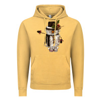 Vintage Mustard snowman gnome Vintage Hoodie - CowGirlArtShop
