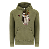 Vintage Olive snowman gnome Vintage Hoodie - CowGirlArtShop