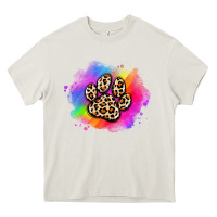 Cream pride dog paw Heavy Core Tee - Artiststas
