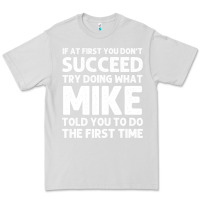 Dove Grey mike gift name personalized birthday funny christmas joke Premium Tee - minhPixels