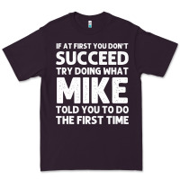 Plum mike gift name personalized birthday funny christmas joke Premium Tee - minhPixels