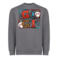 Storm Baseball gigi leopard frame Heavyweight Sweatshirt - LillyAllenDesigns