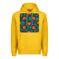 Lemon fall leaves seamless pattern Premium Hoodie - BundleAndBundleShop