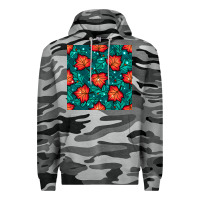 Slate Camo fall leaves seamless pattern Premium Hoodie - BundleAndBundleShop