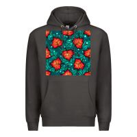 Smoke fall leaves seamless pattern Premium Hoodie - BundleAndBundleShop