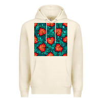 Tofu fall leaves seamless pattern Premium Hoodie - BundleAndBundleShop