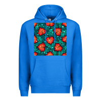 True Royal fall leaves seamless pattern Premium Hoodie - BundleAndBundleShop