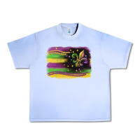 Grape Ice mardi gras flag Urban Heavy Tee - CowGirlArtShop
