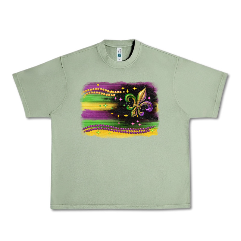 Mardi Gras Flag Urban Heavy Tee by CowGirlArtShop | Teevron