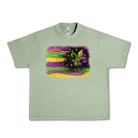 Oil Green mardi gras flag Urban Heavy Tee - CowGirlArtShop