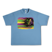 Pebble Blue mardi gras flag Urban Heavy Tee - CowGirlArtShop