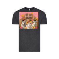 Vintage Black just a girl who loves goats tumbler Vintage Tee - TumblerDesignByShophia