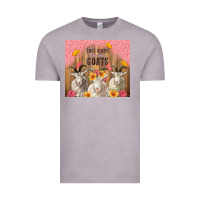 Vintage Zinc just a girl who loves goats tumbler Vintage Tee - TumblerDesignByShophia