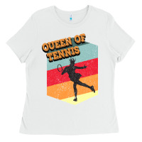 White Queen Of Tennis Ladies Tee - Bettercallsaul