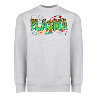 Heather Grey plasma lab Heavyweight Sweatshirt - CowhideDigitalArt