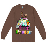 Chestnut Bunny Happy Easter truck Long Sleeve Tee - CowGirlArtShop
