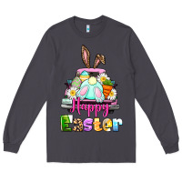 Smoke Bunny Happy Easter truck Long Sleeve Tee - CowGirlArtShop