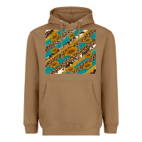 Toasted Coconut leopard cowhide  leather sunflowers Heavyweight Hoodie - Artiststas