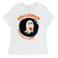 White Daddy Shark Boo Boo Ladies Tee - Bettercallsaul